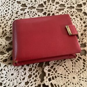 Vintage 50s-60s Red Leather Ginuwine cowhide